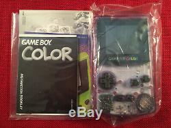Open Box Non Utilisée Nintendo Game Boy Color Système Pourpre Poche Atomique