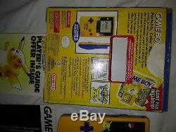 Ordinateur De Poche Pikachu Jaune Nintendo Game Boy Color Pokemon Jaune