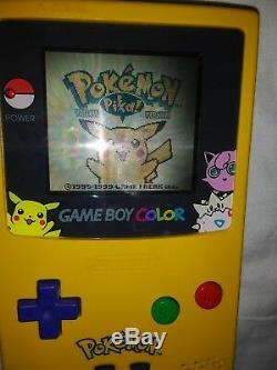 Ordinateur De Poche Pikachu Jaune Nintendo Game Boy Color Pokemon Jaune