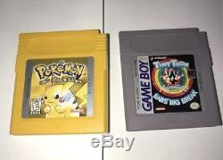 Original Gameboy Couleur Pokemon Edition Jaune Pikachu Edition Limitée / Boîte Bonus