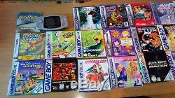 Pack De Jeux Gameboy Nintendo. Couleur, Avancé, Pokémon, Street Fighter