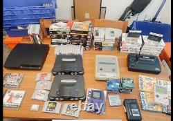 Pack console n64, snes, master system 2, ps3, Game Boy, GB Colour, Mini Disc +