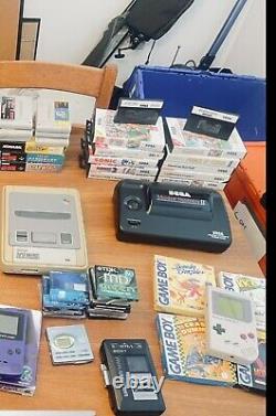 Pack console n64, snes, master system 2, ps3, Game Boy, GB Colour, Mini Disc +