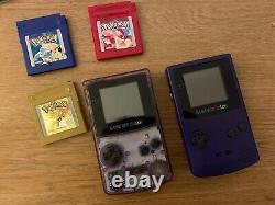 Pack de consoles Game Boy Color et jeux Pokémon