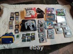 Pack de jeux vidéo rétro Gameboy Color Advance Super Nintendo N64 Lot de jeux SNES