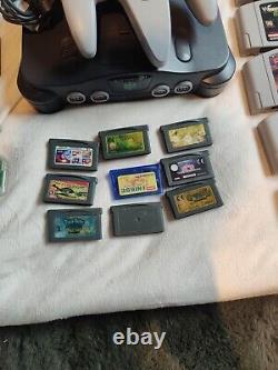 Pack de jeux vidéo rétro Gameboy Color Advance Super Nintendo N64 Lot de jeux SNES