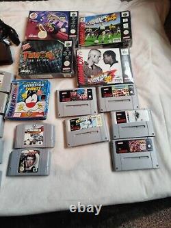 Pack de jeux vidéo rétro Gameboy Color Advance Super Nintendo N64 Lot de jeux SNES