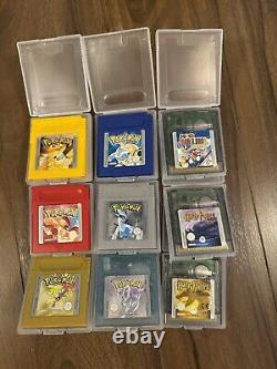 Pack limité Game Boy Color Édition Pokémon (Authentique) avec jeux et étui