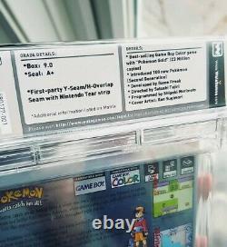 Pokémon Argent Wata 9.0 A+ De L'usine Scellé Gameboy Couleur