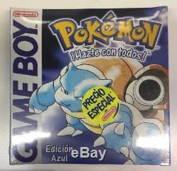 Pokemon Blue Game Boy Color Marque Nouvelle Usine Scelle- Rare