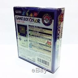 Pokemon Center Japan Exclusif Game Boy Couleur Modèle Cgb-001 + Pokemon Gold