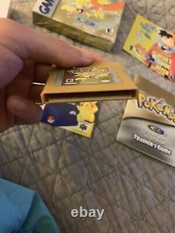 Pokemon Complet Or Authentique Boîte Nintendo Game Boy Color Mint