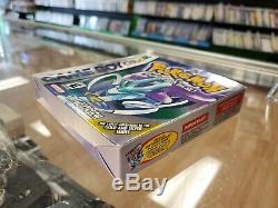 Pokemon Cristal Game Boy Color Gbc Boîte Manuelle Et Inserts Seulement No Game