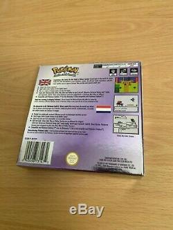 Pokemon Cristal Version Boxed Avec Manuel (nintendo Game Boy Color, 2001) Royaume-uni