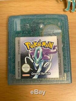 Pokemon Cristal Version Boxed Avec Manuel (nintendo Game Boy Color, 2001) Royaume-uni