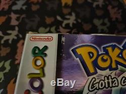 Pokemon Cristal Version Boxed (nintendo Game Boy Color, Advance. Sp, 2001)