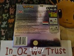 Pokemon Cristal Version Boxed (nintendo Game Boy Color, Advance. Sp, 2001)
