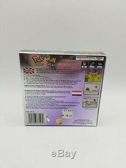 Pokemon Cristal Version Gameboy 2001 Un Scellés Rare Couleur Cib Cas Pal Européenne