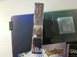 Pokemon Cristallo Nintendo Game Boy Color 2001 Italiano + Box Originale Protector