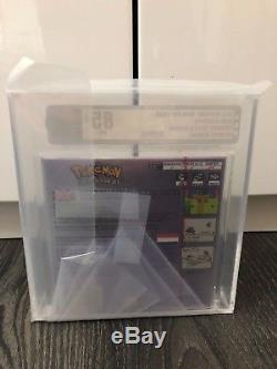 Pokemon Crystal Gameboy Couleur New Red Strip Sealed Vga Graded Jeux Nintendo