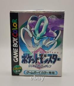 Pokemon Crystal Jeu Game Boy Colour Version Japonaise Complet Avec Manuel Boîte