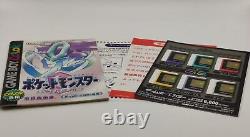 Pokemon Crystal Jeu Game Boy Colour Version Japonaise Complet Avec Manuel Boîte