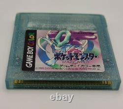 Pokemon Crystal Jeu Game Boy Colour Version Japonaise Complet Avec Manuel Boîte