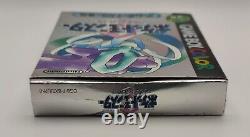 Pokemon Crystal Jeu Game Boy Colour Version Japonaise Complet Avec Manuel Boîte