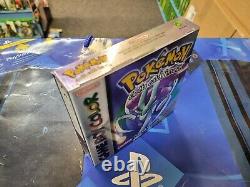 Pokemon Crystal Nintendo Gameboy Couleur Gbc Boxed Avec Inlay & Instructions