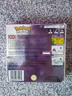 Pokemon Crystal Version Game Boy Color (boxed) Uk