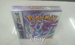 Pokemon Crystal Version Game Game Couleur Game Boxed (comme Neuf)