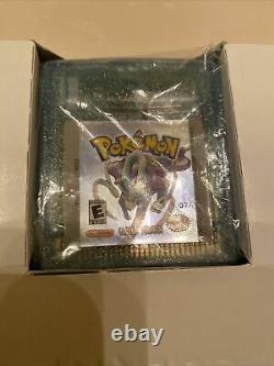 Pokemon Crystal Version Jeu Boy Color Nintendo Authentic Cib Complete USA Esrb