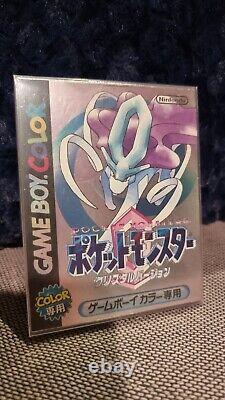 Pokemon Crystal Version Nintendo Jeu Garçon Couleur 2000 Japonais Complet Boxed