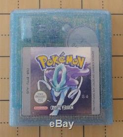 Pokemon Crystal Version Véritable Game Boy Color 2001 Avec Manuel & Boîte