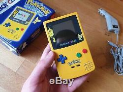 Pokemon Edition Spéciale Nintendo Game Boy Color Console Avec Accessoires Boxed