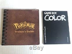Pokemon Game Boy Color Pak Jaune Gameboy Système Portatif Pikachu Box Authentique