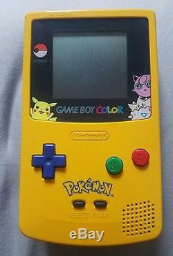 Pokémon Gameboy Color Bundle Pokémon Rouge Bleu Argent Or Cristal Game Boy Lot