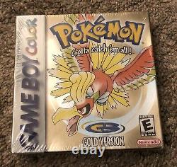 Pokemon Gameboy Color / Gbc Or Version Scellé En Usine Nintendo Game Boy