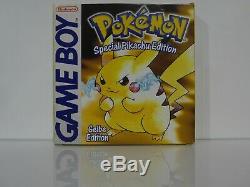 Pokemon Gelbe Edition Nintendo Jeu Garçon Game Boy Spiel Couleur Mint Rarität Ovp # 6