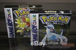 Pokemon Gold + Silver Version (game Boy Color, 2000) H-seam Sealed! Excellent