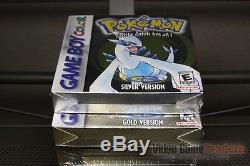 Pokemon Gold + Silver Version (game Boy Color, 2000) H-seam Sealed! Excellent