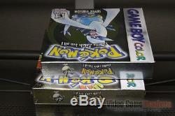 Pokemon Gold + Silver Version (game Boy Color, 2000) H-seam Sealed! Excellent