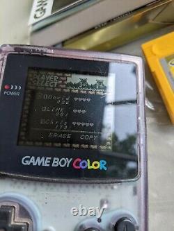 Pokemon Gold Zelda Gameboy Couleur Boîte De Jeu Manuel Console Lot Bundle
