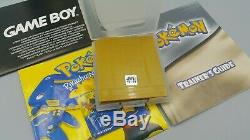 Pokemon Goldene Édition Spiel Ovp Cib Box Nintendo Gameboy Color