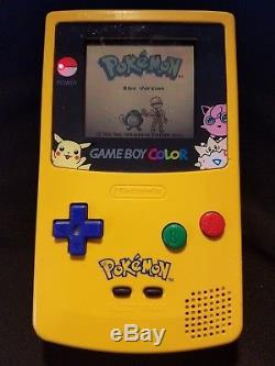 Pokemon Jaune Nintendo Gameboy Couleur Pokemon Jaune Bleu Rouge & Or Lot De Jeu