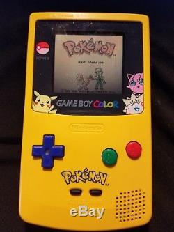 Pokemon Jaune Nintendo Gameboy Couleur Pokemon Jaune Bleu Rouge & Or Lot De Jeu