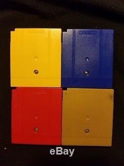 Pokemon Jaune Nintendo Gameboy Couleur Pokemon Jaune Bleu Rouge & Or Lot De Jeu