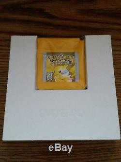 Pokemon Jaune Spécial Pikachu Edition Game Boy Couleur Complète Excellente Cond