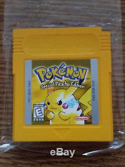 Pokemon Jaune Spécial Pikachu Edition Game Boy Couleur Complète Excellente Cond