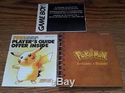 Pokemon Jaune Spécial Pikachu Edition Game Boy Couleur Complète Excellente Cond